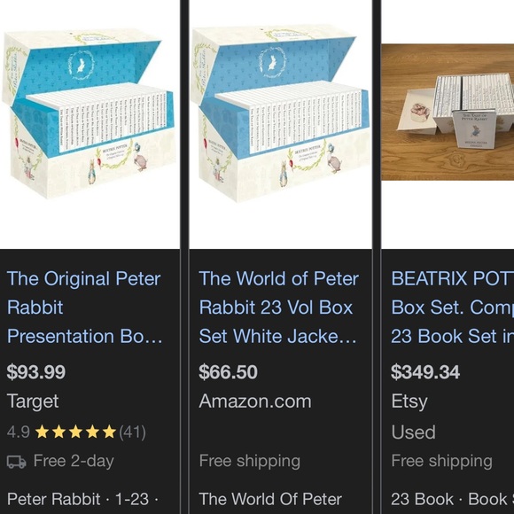 Beatrix Potter The World of Peter Rabbit Original Books 1-23 toy Jack in the box - Picture 10 of 16